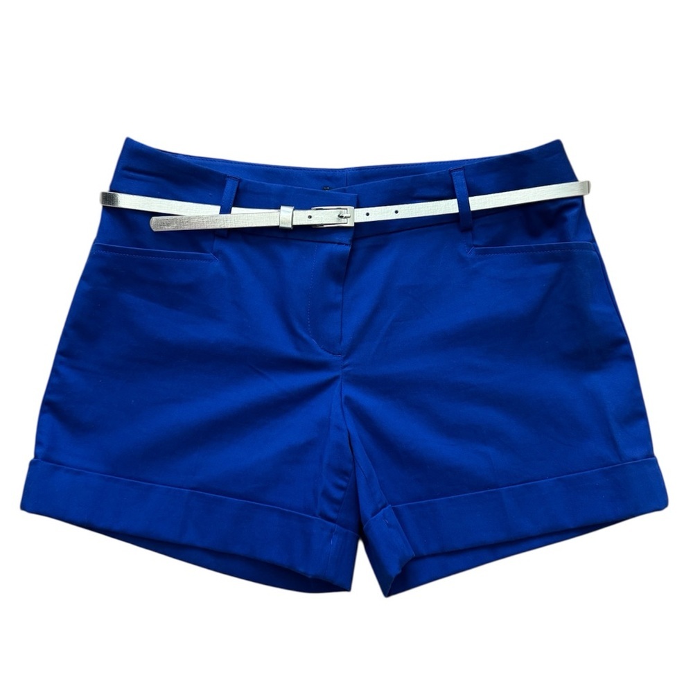 Express shorts color blue size 4
